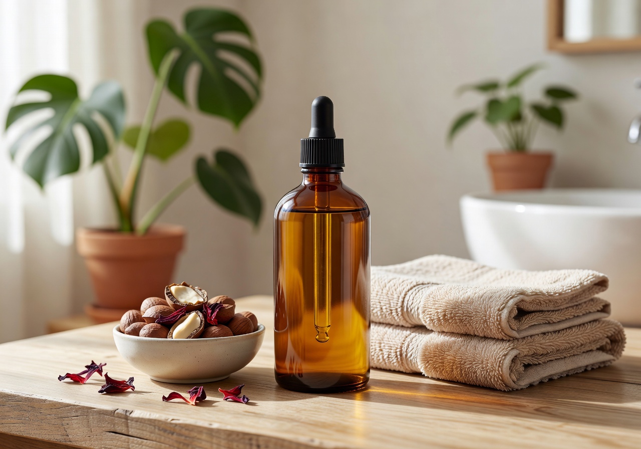 Nourishing Hair Oil Bottle