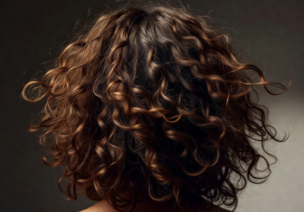 Textured hair look